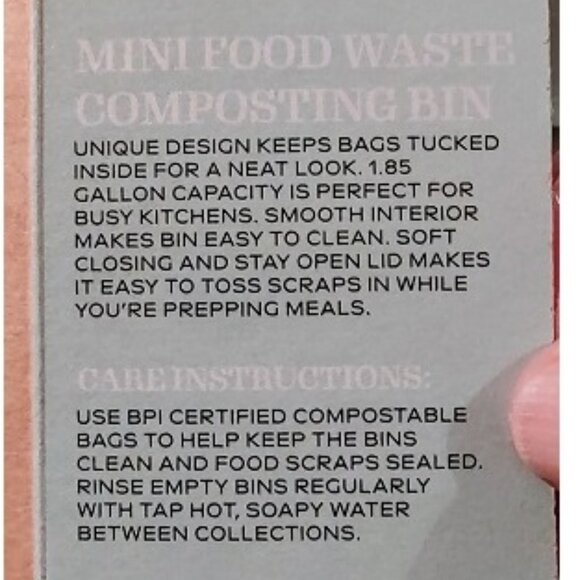 Mini Composting Bin 1.85 Gallons - Picture 14 of 15